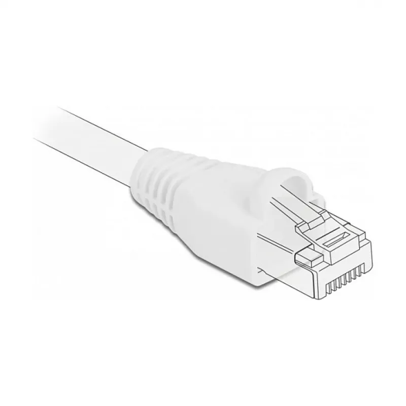 Strain Relief DeLOCK 86724 White 20 pcs
