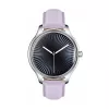Smartwatch Colmi L28 Silver-Purple with Purple Leather Strap