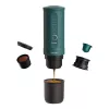 Portable espresso maker OUTIN Outin Nano Black Teal — 20 bar, ground coffee, 7500 mAh battery, 0.67 kg