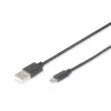 USB connection cable Digitus USB 2.0 A Micro B 1m
