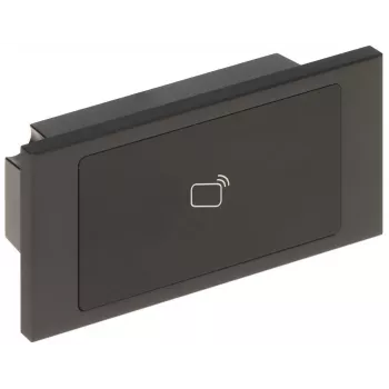 Card reader DAHUA VTO4202FB-MR — black, 100×100×28.5 mm, compatible with Dahua Europe