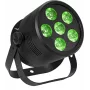 Stage LED Par Light EUROLITE Silent Par 6 QCL Floor RGBW 6x4W, compact floor-mounted par