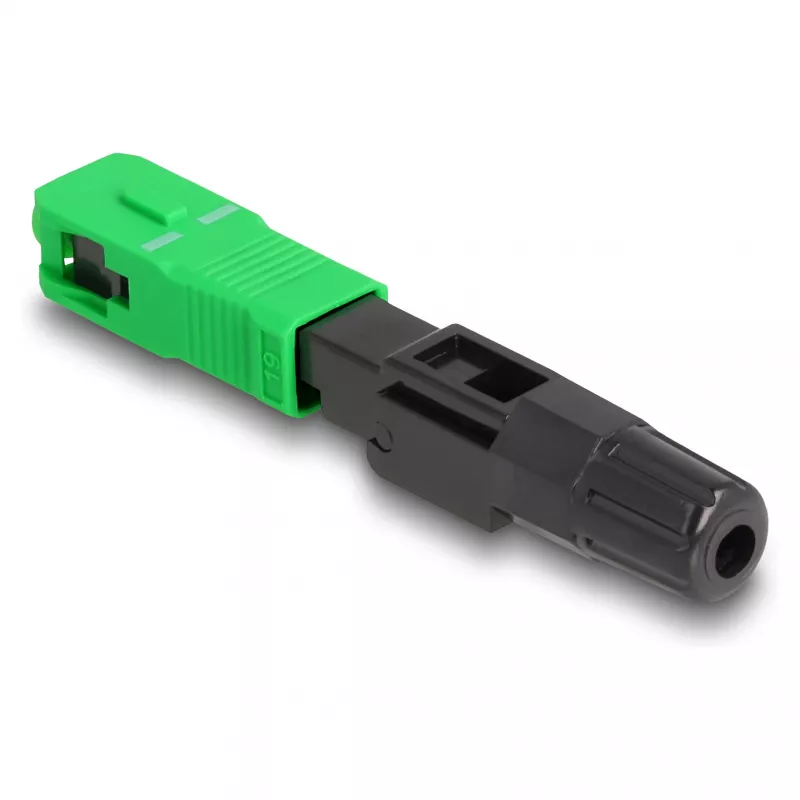 DeLOCK Optical fiber quick connector SC Simplex plug APC field-assembly