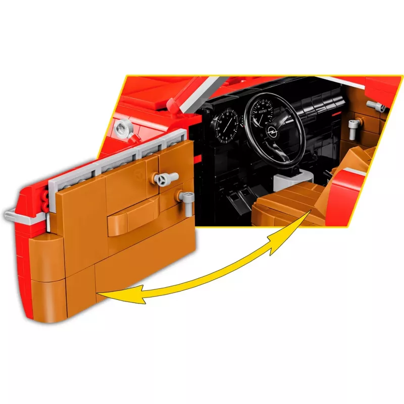 Construction toy Cobi Opel Rekord C Coupe scale 1:12 model COBI-24345, collectible building set