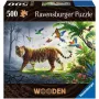 Wooden Puzzle Tiger in the jungle (505 Pieces)