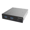 Akasa USB 20Gbps Type-C Panel with Dual 5Gbps Type-A Ports