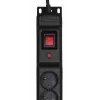 Activejet COMBO 12 socket power strip 3m black