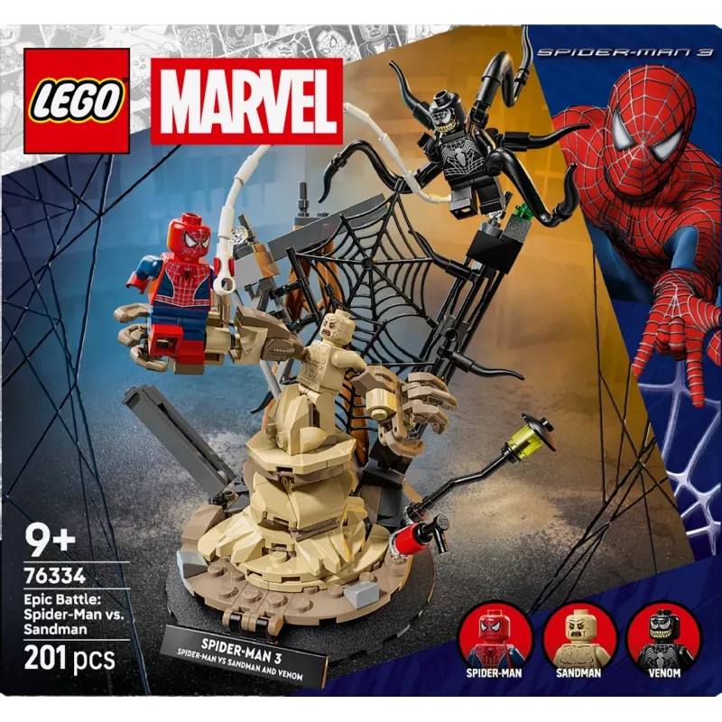 LEGO MARVEL 76334 Epic Battle: Spider-Man vs. Sandman