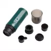 Portable espresso maker OUTIN Outin Nano Black Teal — 20 bar, ground coffee, 7500 mAh battery, 0.67 kg