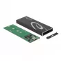 SSD enclosure DeLOCK 42003 External Enclosure for M.2 SATA SSD with USB Type-C