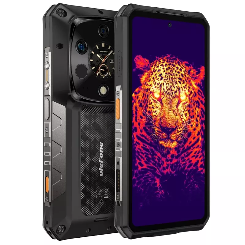 Rugged smartphone UleFone Armor 28 Ultra Thermal 5G — 16GB RAM, 1TB storage, black