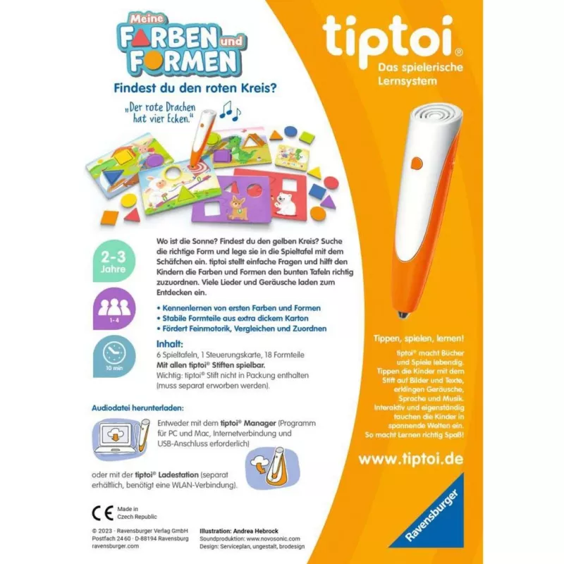 tiptoi Meine Colours and Shapes, Board Game