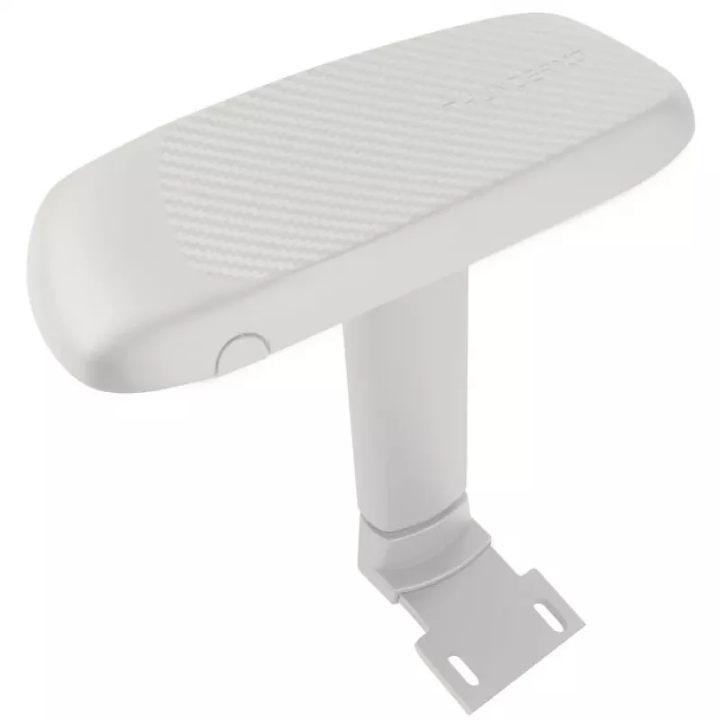 Ergonomic Office Chair thunder x3 TEGC-3073102.B1 — White and Blue upholstery, adjustable armrests, high backrest