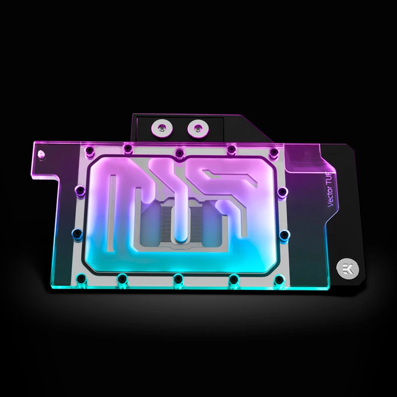 Water block EK Water Blocks Acrylic Copper Black Nickel Transparent