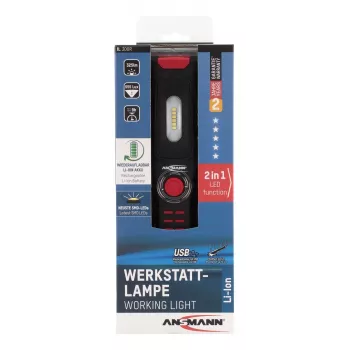 Hand flashlight Ansmann IL300R Black