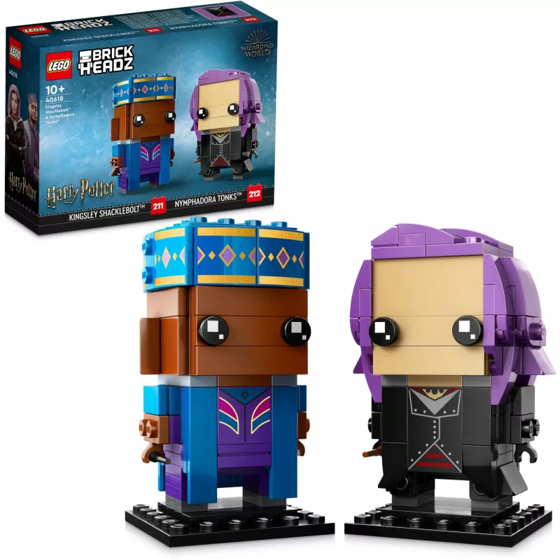 Lego Brickheadz Harry Potter 40618 Kingsley Shacklebolt And Nimfadora Tonks