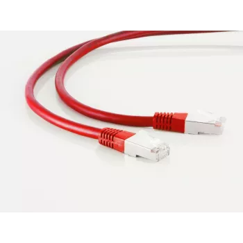 S/CONN Cat 6 S/FTP 0.25m networking cable Red RJ-45 Gold