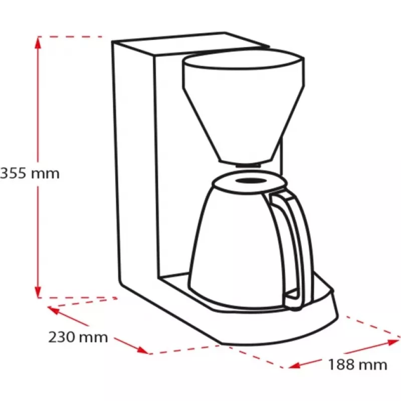 MELITTA Enjoy Therm - Coffee Machine - 12 cups