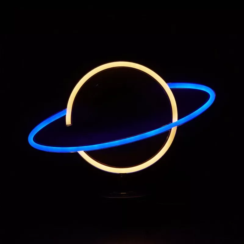 Manta SNL38BLT Style Neon Lights Planet decorative LED lamp