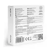 Indoor temperature and humidity sensor SAVIO CT-01/W, LCD display, -10–55°C, 10–99%RH, battery CR2032