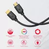 HDMI cable Unitek C11079BK-3M 3 m, HDMI 2.0, max resolution 4096×3112, black