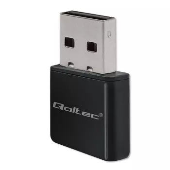 Wi‑Fi USB adapter QOLTEC NANO 56986 — mini N, USB 2.0, 802.11n