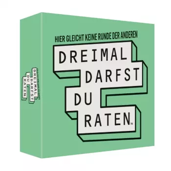 Pegasus Dreimal darfst du raten - Hier gleicht keine Runde der Anderen, Partyspiel