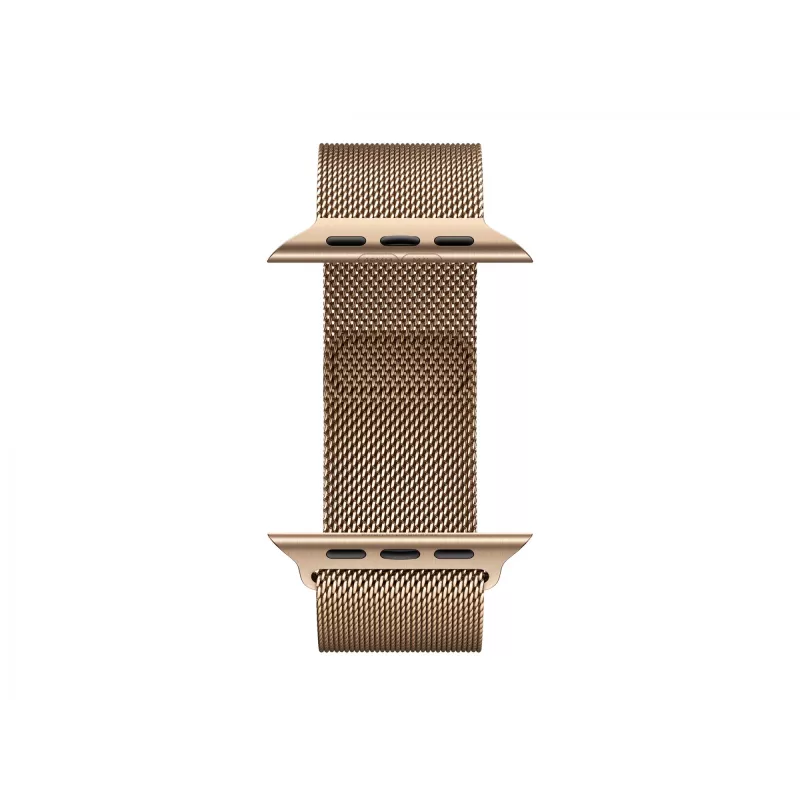 Apple Watch Series 11 GPS + Cellular 46mm Gold Titanium Case with Gold Milanese Loop - S/M (MFD74ZR/A)