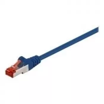Wentronic Goobay CAT 6 Patch Cable, S/FTP (PiMF), Blue, 7.5 m - LSZH Halogen-Free, Copper (68271)