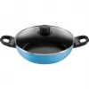 Deep frying pan Ballarini CAPRERA 28 cm with lid, blue