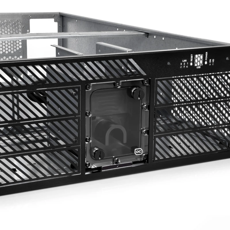 Reservoir Alphacool 15392 Acetal Acrylic Black 101.2x121.6x70mm