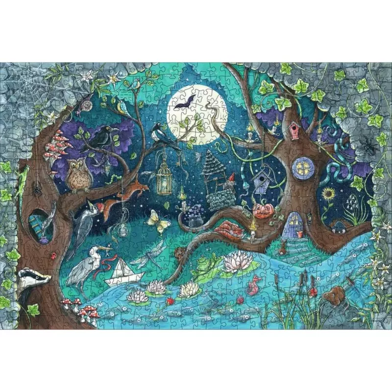 Wooden Puzzle Fantasy Forest (505 Pieces)