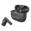 Canyon CNS-TWS10BK Headphones and Headset True Wireless Stereo (TWS) In-Ear calls/music/Sport/everyday use USB Type-C Bluetooth Black (CNS-TWS10BK)