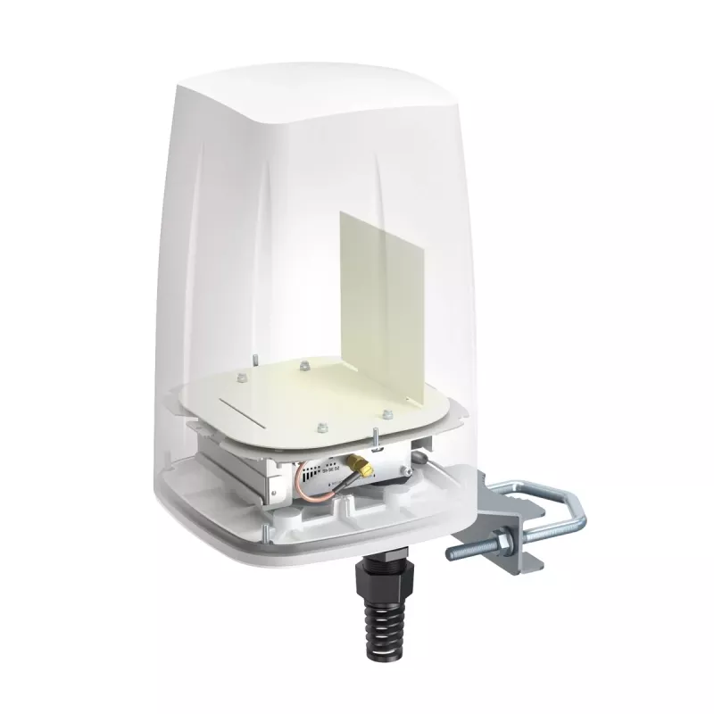 Omni-directional network antenna QuWireless QuSpot A140S-A, PoE/LAN, 0.694–2.7 GHz, up to 4 dBi, white