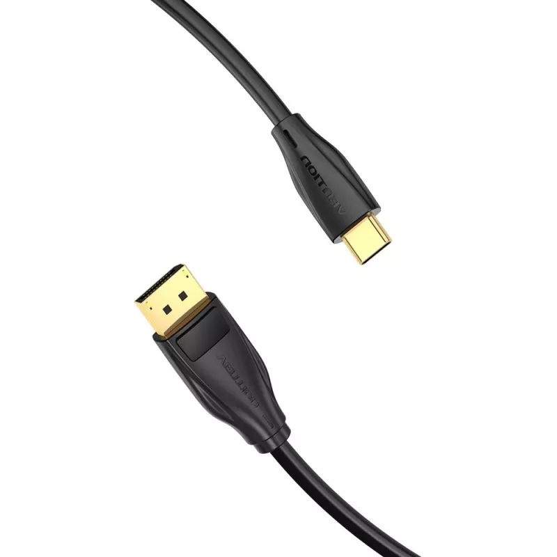 Vention USB-C to DisplayPort 8K Cable 2 m, USB Type-C to DP, Black