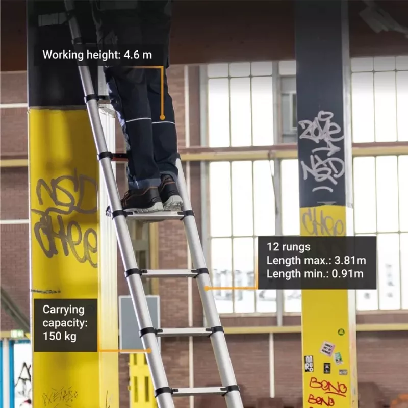 Telescopic ladder Batavia B.V. Giraffe PRO 3.81 m, model 7063670