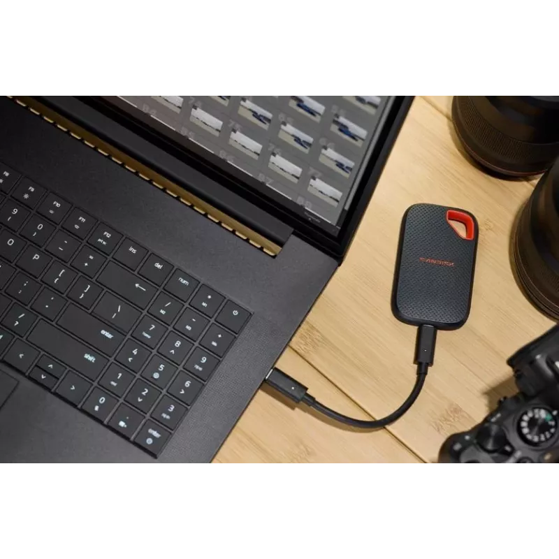 External SSD | SANDISK | Read speed 2000 MB/s | 4000 GB | SDSSDE70-4T00-G25