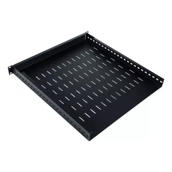 Shelf Digitus TN-19-5/9-1U-W-BK Steel Black 19 inch 500mm Depth