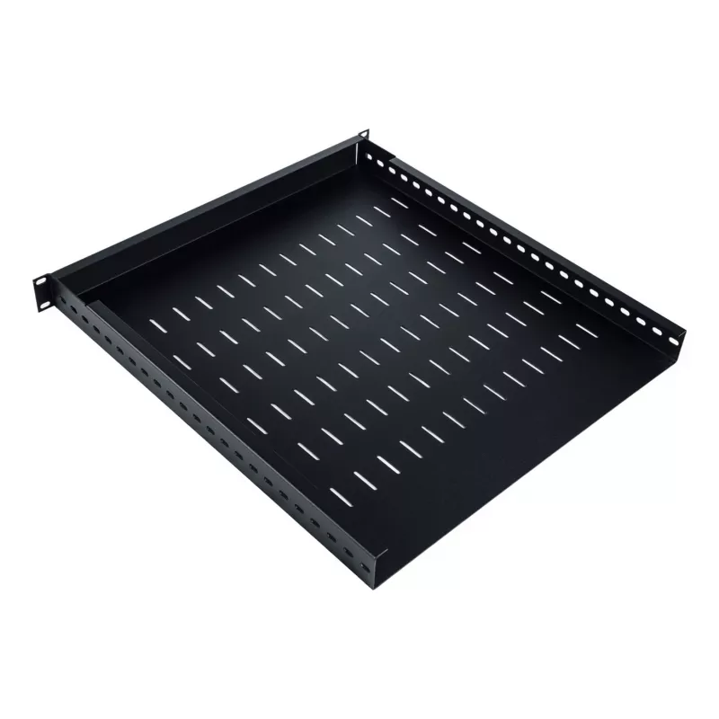 Shelf Digitus TN-19-5/9-1U-W-BK Steel Black 19 inch 500mm Depth