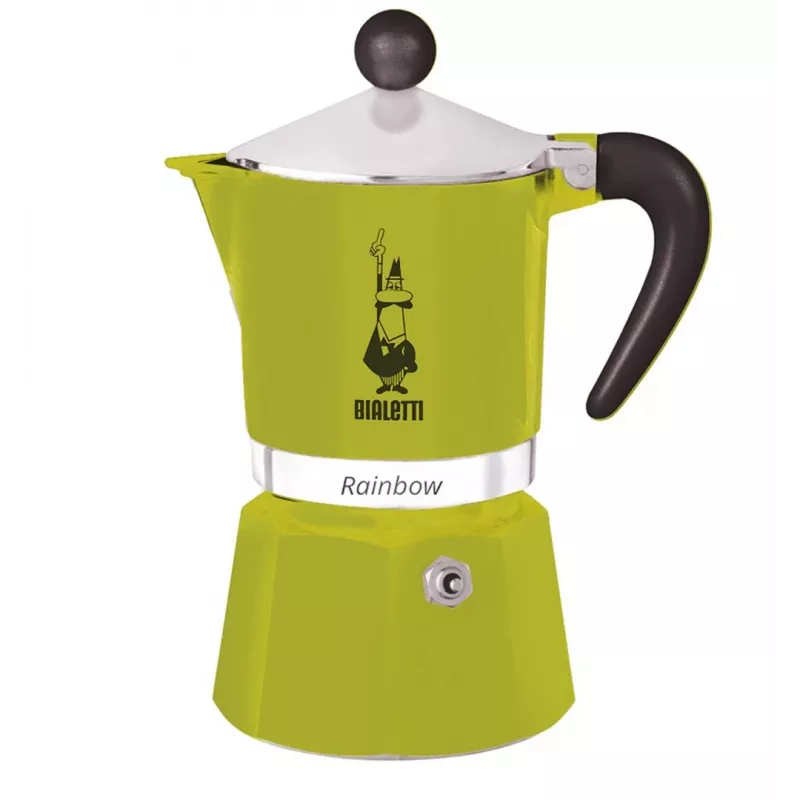 Bialetti Rainbow moka pot 0.27 L green