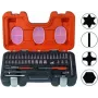 Socket set Bahco 1/4” S460 Metric Drive Size