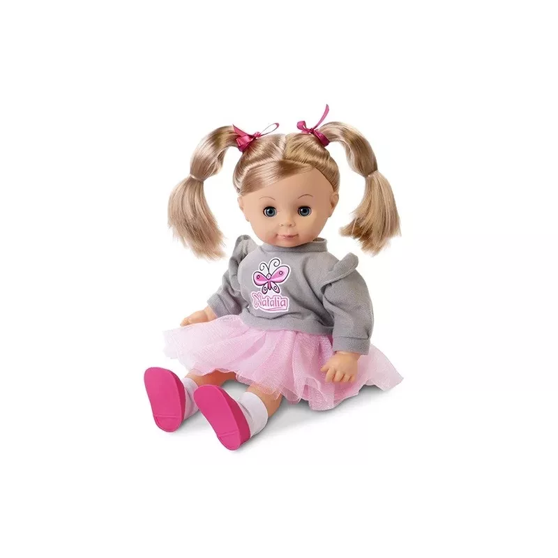 Doll Natalia Polish-Speaking with Braids 39cm Artyk