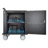 Manhattan iPad to 13 inch, MacBook Air to 13 inch & Chromebook to 14 inch 32-bay Charging Trolley/Cart via USB-C, Also other tablets/smartphones (with device to USB-C cable), Bays 330x22x235mm, Device charging cables not included (suggest USB-C cable 354868),Cabinet