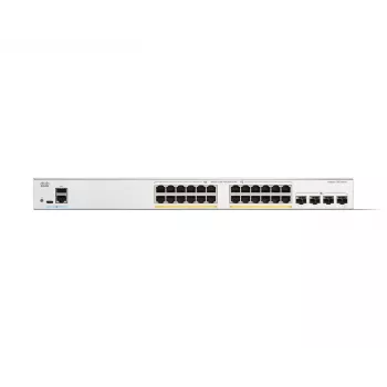 Cisco Catalyst 1300-24P-4X Managed Switch, 24 Port GE, PoE, 4x10GE SFP+, Limited Lifetime Protection (C1300-24P-4X)