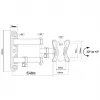 Maclean MC-417 Full Motion TV Monitor Wall Mount 13-32 30kg max. VESA 100x100 Black Powder Coated Universal Holder Bracket Adjustable Wall Distance Rotating Tilting
