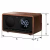 MANTA radio clock RDI912B Rimini Black with 12-inch display and 8GB storage