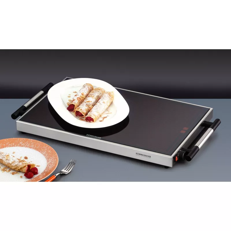 Rommelsbacher WPR 305/E warming plate, stainless steel/black, 300 W