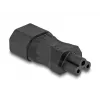 DeLOCK Netzadapter IEC 60320 C14 to C5 Plug Socket 2.5 A Straight Black