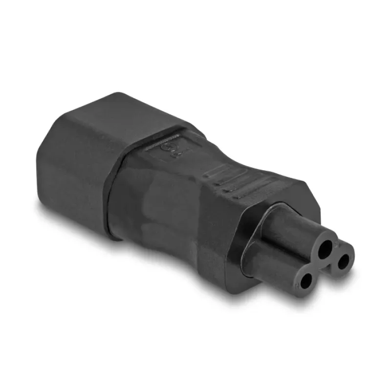 DeLOCK Netzadapter IEC 60320 C14 to C5 Plug Socket 2.5 A Straight Black