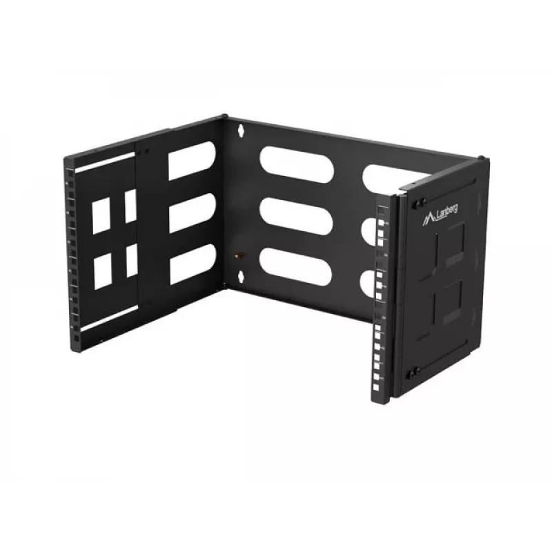 Wall-mount 19 inch rack LANBERG 6U, depth 497x400/240 mm, model FB01-5406-10B
